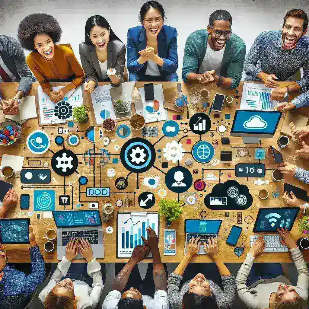 Sure! Here’s an SEO-optimized alt text for an image featured in that article: **"Image depicting essential digital tools for small businesses, including software icons for project management, accounting, and communication, illustrating the guide to optimizing business activities."** This alt text includes relevant keywords related to the article's theme while clearly describing the content of the image.