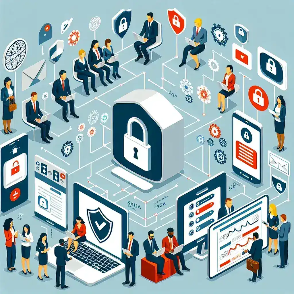 "Infographie illustrant les meilleures pratiques pour la gestion sécurisée des identités et des accès, incluant des stratégies de protection des données et des technologies de sécurité, dans le contexte d'un guide complet."